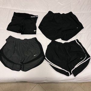 Nike Pro and Nike Running Shorts